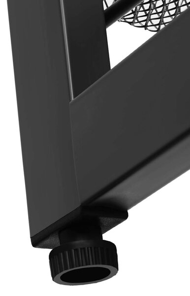 Pantofar metalic negru LEMIRO