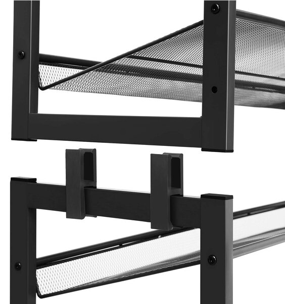 Pantofar metalic negru LEMIRO