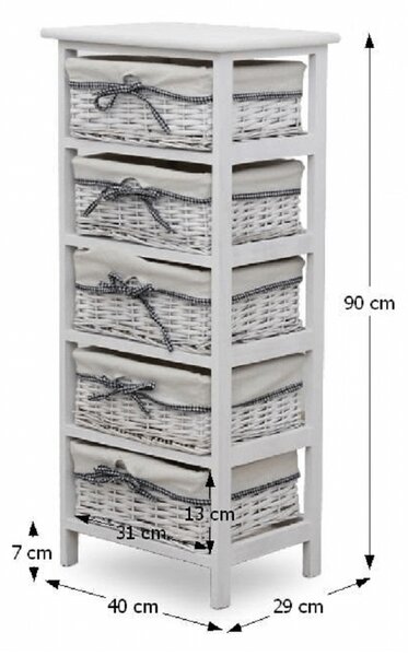 Comodă Shatesne 5. 788234