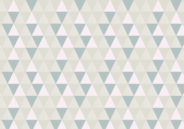Fototapet - Triunghiuri culoarea măslin (152,5x104 cm)