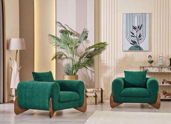Set 2 fotolii moderne Neo,verde smarald
