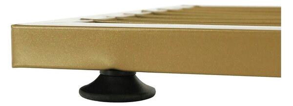 Etajera BAMIR TIP 3, auriu, metal, 44x22x108 cm