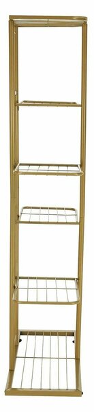 Etajera BAMIR TIP 3, auriu, metal, 44x22x108 cm