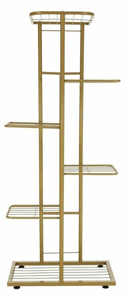 Etajera BAMIR TIP 3, auriu, metal, 44x22x108 cm