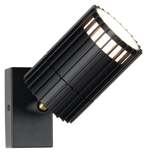 Proiector de plafon de design pentru exterior negru IP44 - Boris