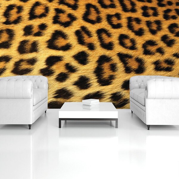 Fototapet - Fibre de păr de leopard (152,5x104 cm)