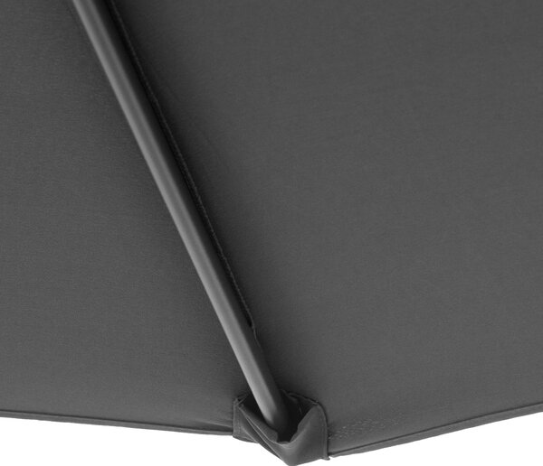 Outsunny Umbrelă de Grădină Deluxe cu Braț Inclinabil și Manivelă, Diametru 3m, Protecție UV, Ideală pentru Patio, Bej | Aosom Romania