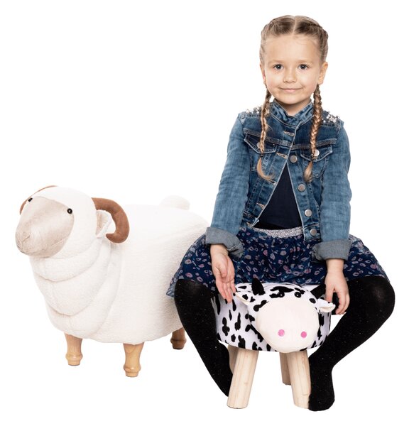 Taburete Miley (alb + negru). 1029654