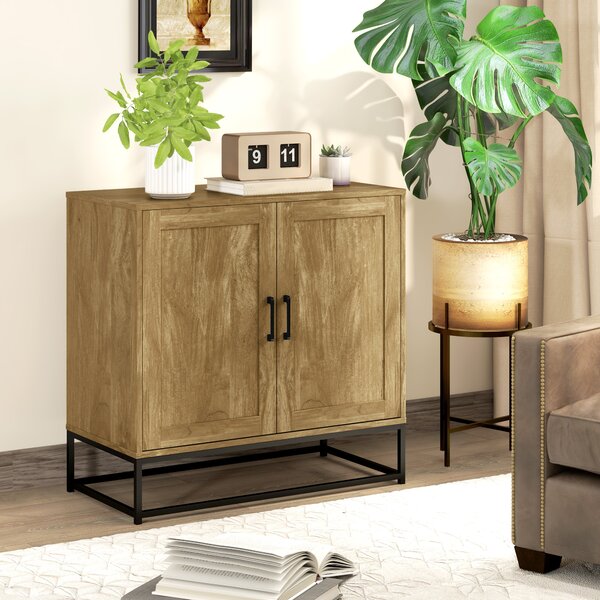 HOMCOM Bufet de Bucătărie cu 2 Nivele și Raft Reglabil, Mobilier din Pal Melaminat și Oțel, 80x40x78 cm, Lemn Natural | Aosom Romania