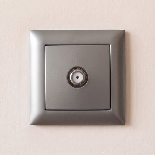 Priză pentru Antenă cu Ramă OSTE JNH012-A GREY