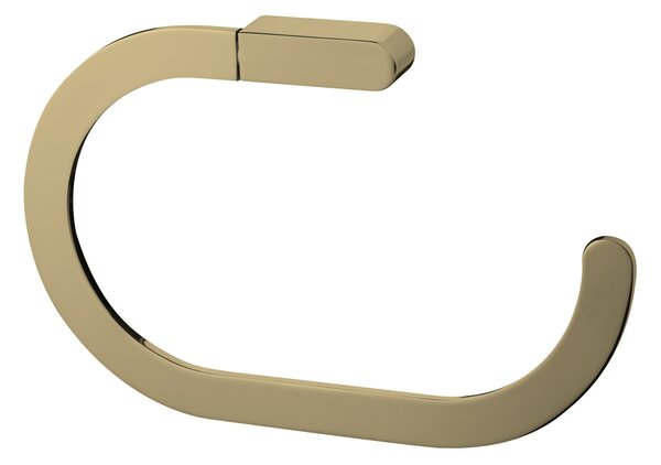BISK Erga Nature Gold, suport oval pentru prosoape, auriu lucios, ERG-07951
