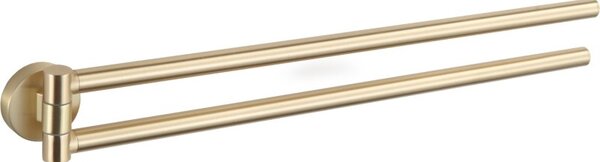 Mexen Remo, suport rotativ pentru prosoape cu 2 brațe, auriu mat, 70507255-55