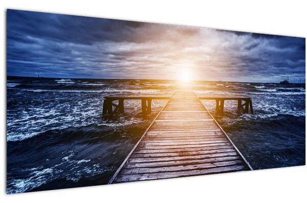 Tablou cu mol însorit (120x50 cm)