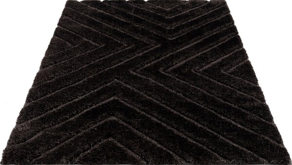 Covor Shaggy Fiori antracit, 120/180 cm