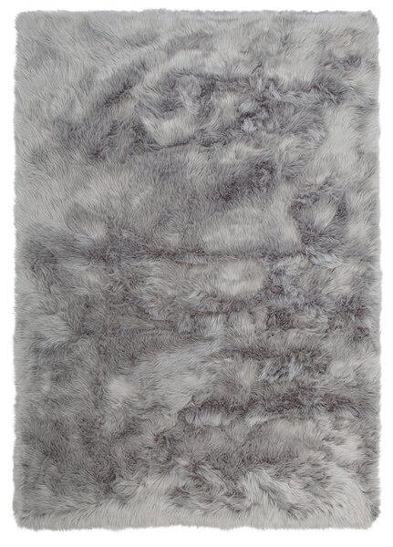 Covor Home affaire Valerie, blana artificiala, gri, 120/180 cm