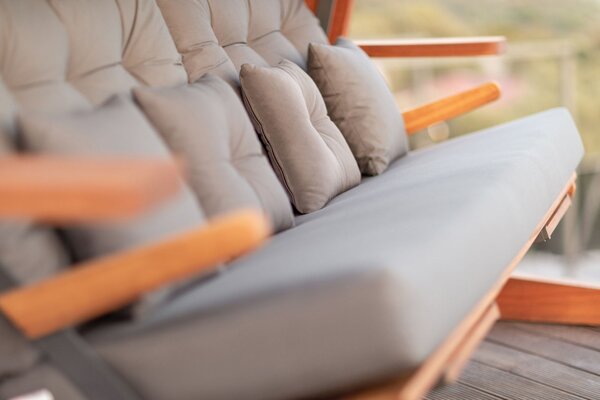 Balansoar cu 3 locuri Luna Deluxe 2600 Antracit 260x200x195 cm