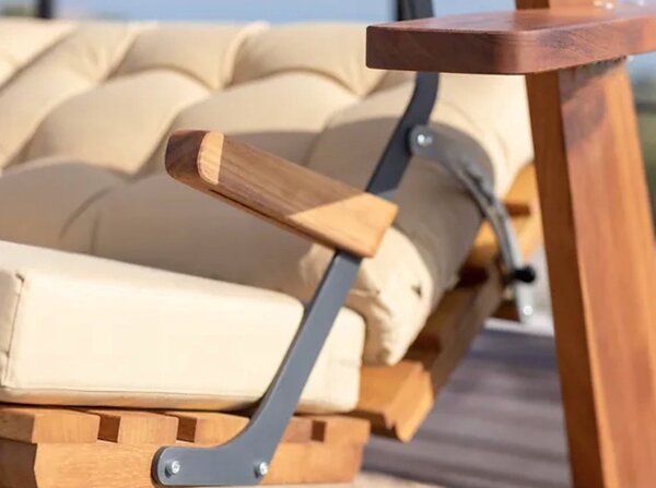 Balansoar cu 3 locuri Sia 2400 Bej 236x190x175 cm