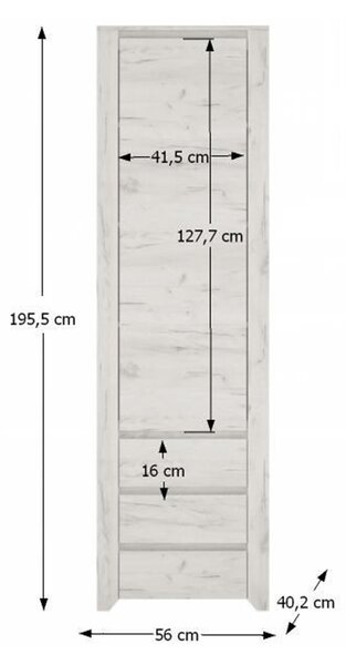 Dulap cu rafturi Adamus Typ 10 1D3S. 788458