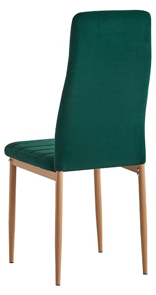 Scaun de sufragerie Antigone NEW (smaragd + stejar). 1028855