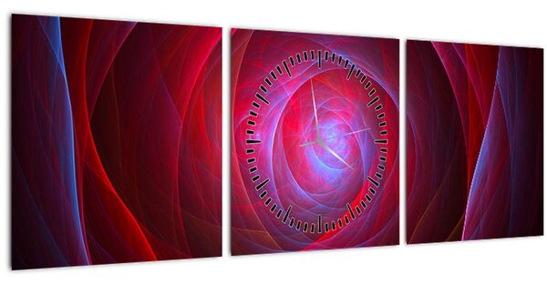 Tabloul abstract cu ochi (cu ceas) (90x30 cm)