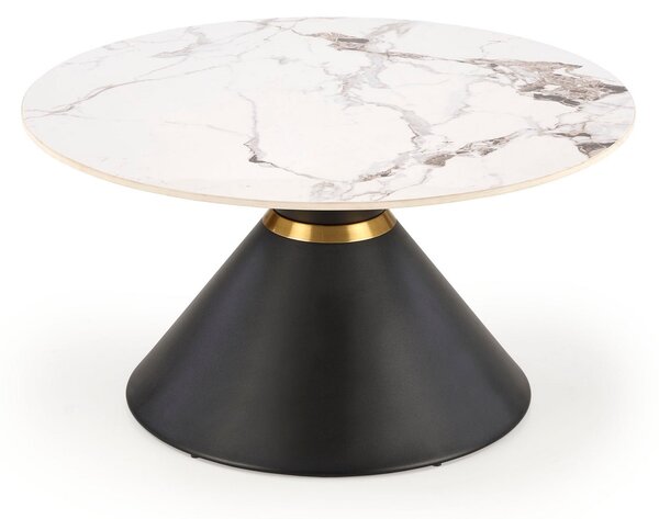 Masuta de cafea GORETTI marmura alba / neagra