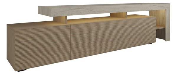 Comodă TV/ Dulap TV Belezza 2 (travertin + stejar). Promo -20%. 1153281