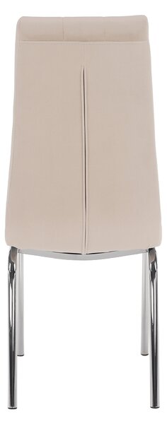 Scaun de sufragerie Harison NEW (bej + Crom). 1028877
