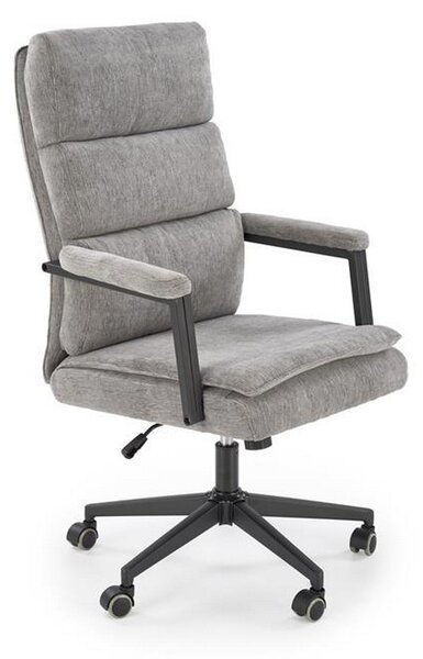Scaun birou ADRIANO, gri, stofa clasica - Odin 11, 65x70x104/110 cm