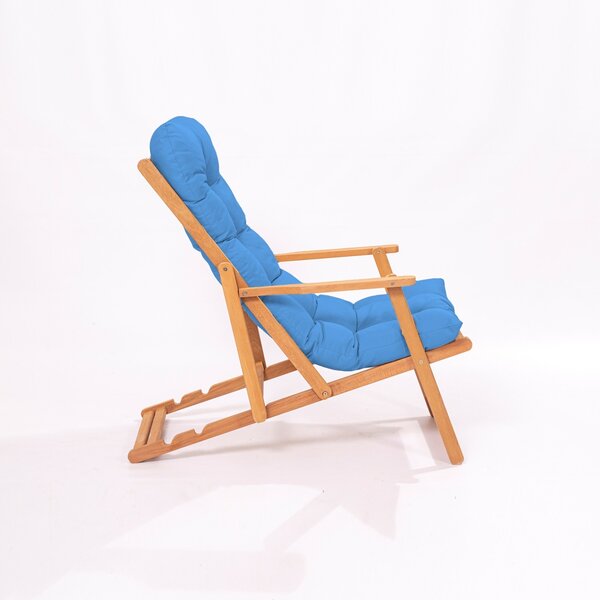 Scaun de gradina My008 Albastru 66x110x48 cm