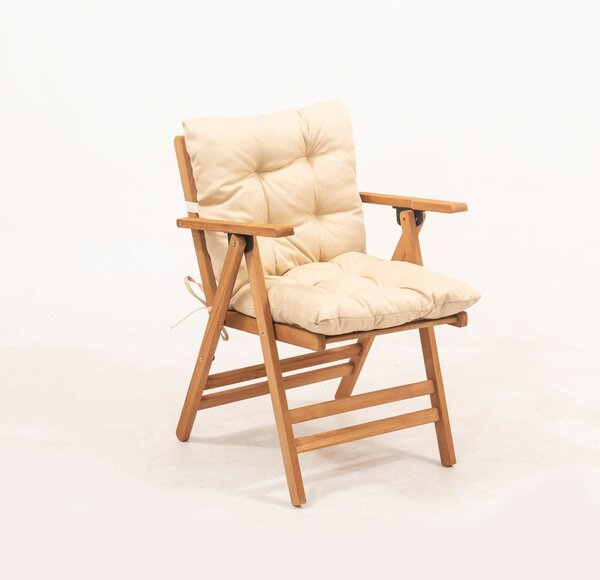Scaun de gradina My027 Crem 46x89x43 cm