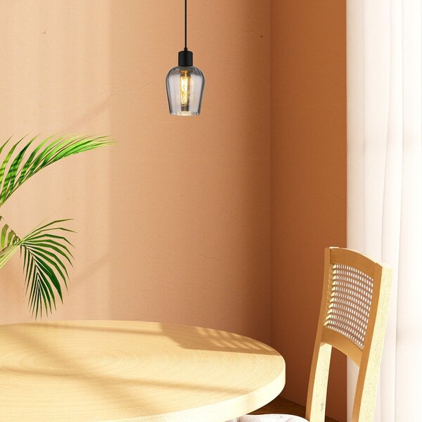 Rabalux Florian lampă suspendată 1x40 W negru 72270