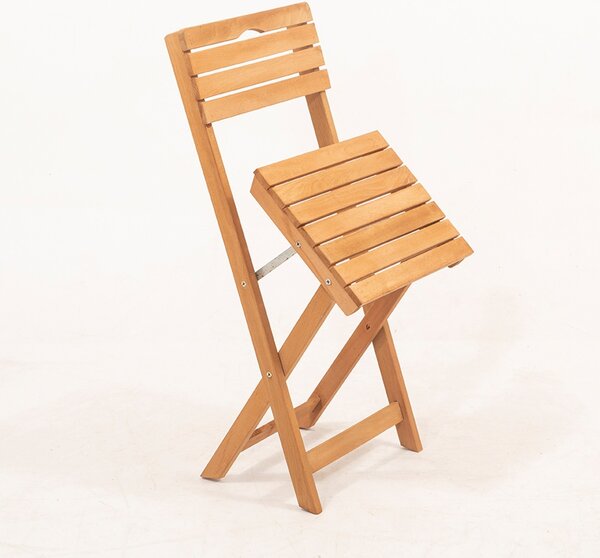 Set masa si scaune de gradina (3 piese) My003A Crem 80x72x60 cm
