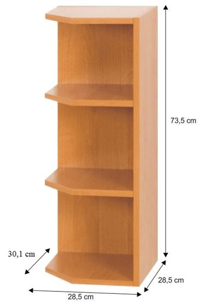 Dulap superior de bucătărie Leite MDF klasik W30N arin (S). 788686