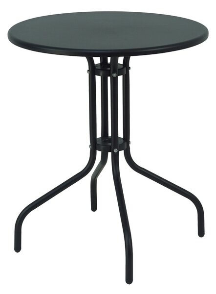 Set masa si scaune dining Sussie, Pako World, Negru, 60x60x70 cm