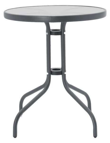 Set de 3 buc masa si scaune de gradina Watson Confidence A metal antracit 60x60x70 cm