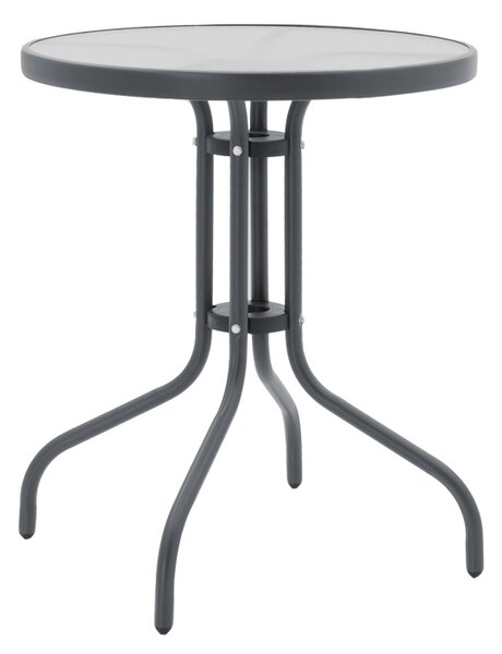 Set de 3 buc masa si scaune de gradina Watson Confidence A metal antracit 60x60x70 cm