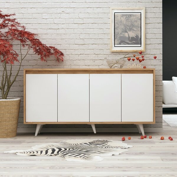 Dulap Shay (stejar + alb). Promo -18%. 1153701