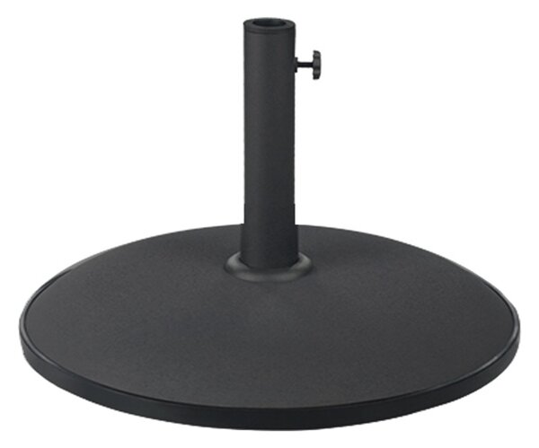 Baza pentru umbrela, Model , culoare negru, ciment, D58 cm