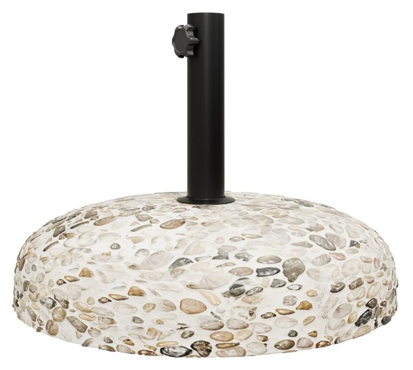 Baza pentru umbrela, Model Cobble, ciment, D50 cm