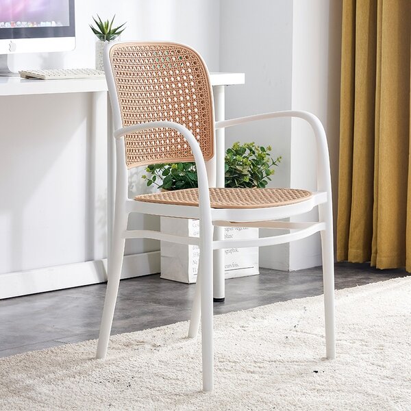 Scaun de grădină Juniper Bej 52.5x86.5x56 cm