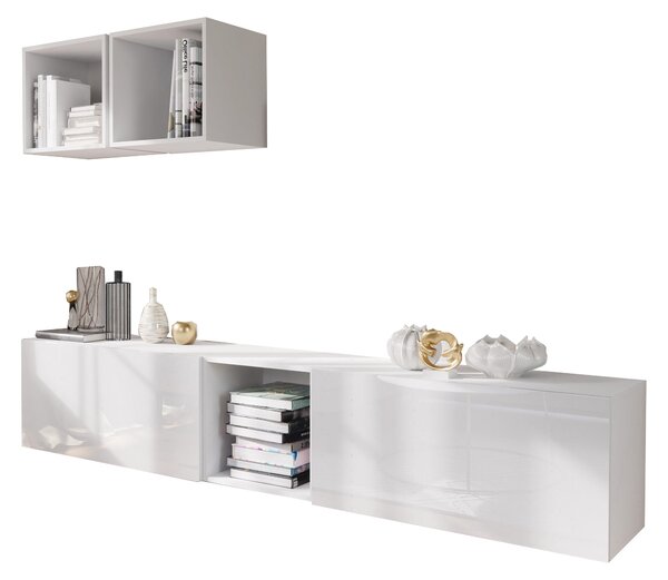 Mobilier living Berny 22 (alb + alb lucios). 1036084