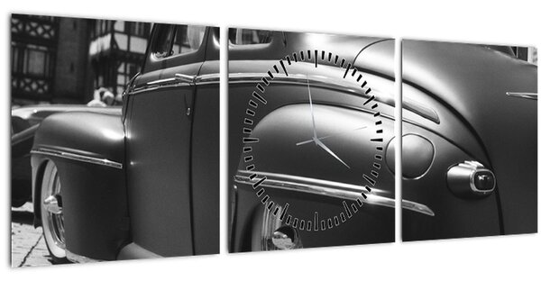 Tablou - Ford 1948 (cu ceas) (90x30 cm)