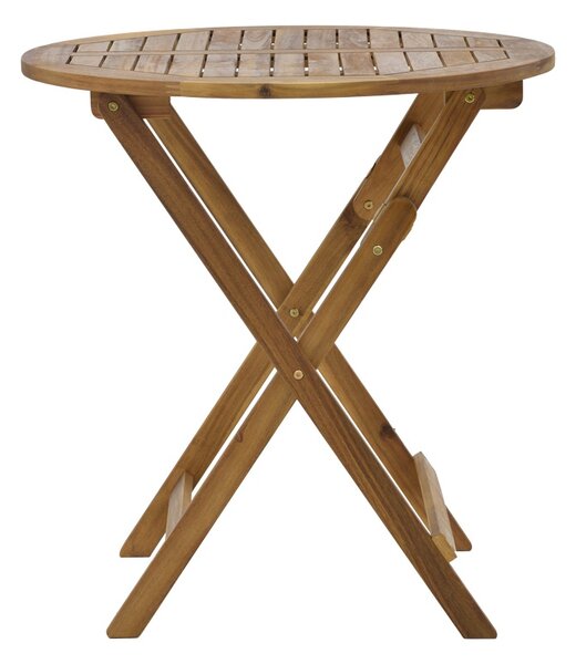 Set 3 buc masă și scaune de grădină Fatel-Carpuva Maro 70x70x74 cm