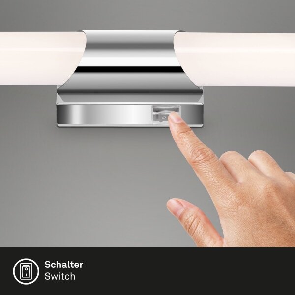 Aplică LED pentru baie SPLASH LED/11W/230V IP44 Briloner 2111-118