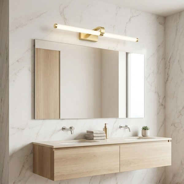 Aplică LED pentru baie APP1886-1W 60cm BRUSH GOLD
