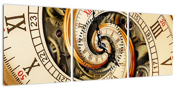 Tablou cu ceas (cu ceas) (90x30 cm)