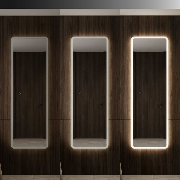 Oglindă LED 150x50cm MOL-SQ