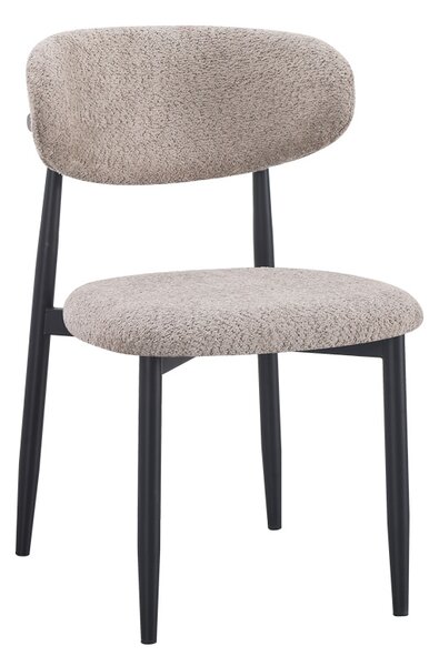 Scaun Bucatarie/ Dining Felicio Boucle Gri
