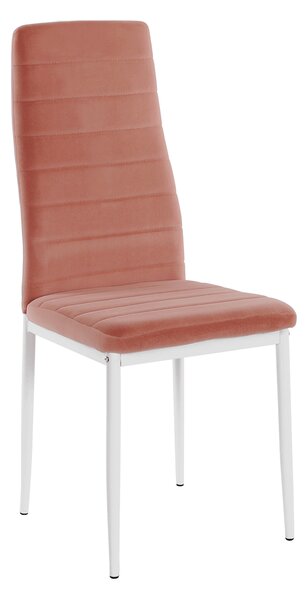 Scaun de sufragerie Antigone NEW (roz + alb). 1028856