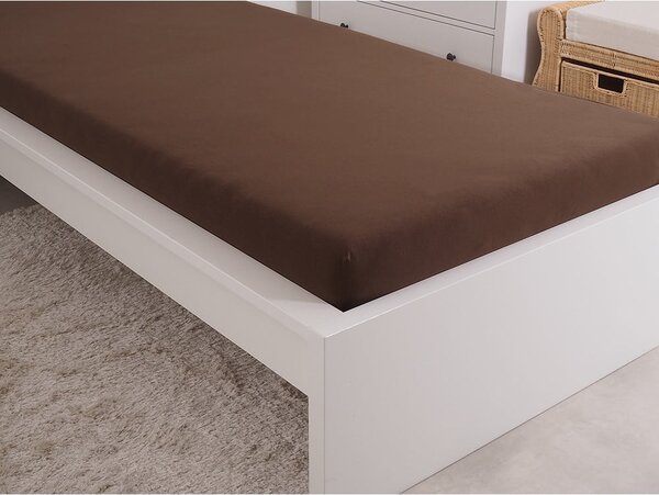 Cearceaf maro închis 200x200 cm – B.E.S